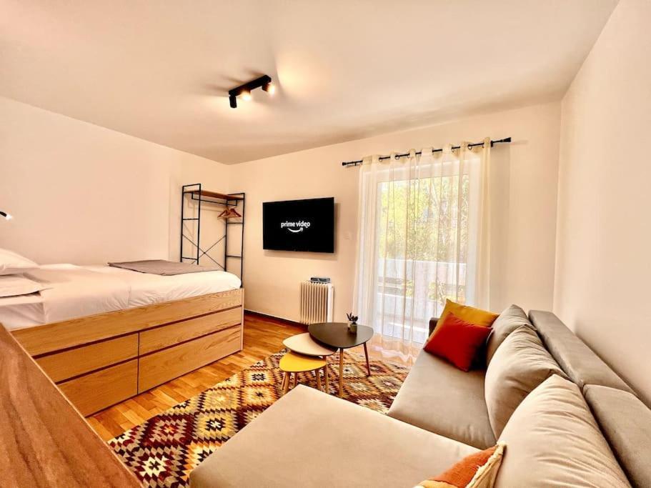 Lovely Studio 3-Min From Beach Palaio Faliro Ngoại thất bức ảnh