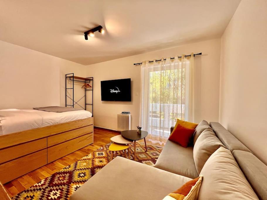 Lovely Studio 3-Min From Beach Palaio Faliro Ngoại thất bức ảnh